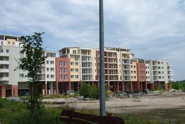 Városrét - 206 lakásos lakóépület és üzletek, fotó: Tutiterv Kft.