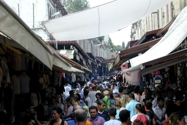 Telített városi tér, Damaszkusz - fotó: Bőczén Árpád