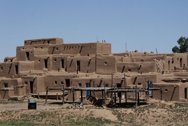 Taos Pueblo, Új-Mexikó, USA - az UNESCO által védett település főépületei