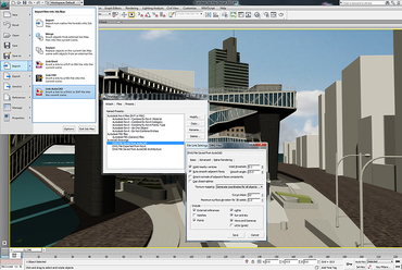 3ds Max Design 2014 közvetlen élő AutoCAD kapcsolat - LinkAutoCAD