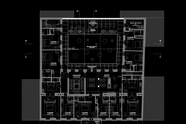 Tiszavirág hotel építészeti programterv (2008-2009, Z. Halmágyi Judit, Fónagy Dóra) - emelet