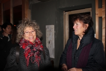Az epiteszforum.hu és a Blokk Építészeti Műhely közös karácsonyi bulija a Margit utca 9-ben, 2013. december 20-án du. 5-től - fotó: perika - Krakler Judit és Fenyvesi HK 