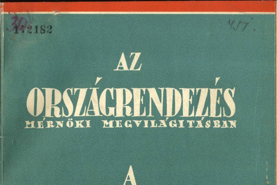 Országrendezés címplap, 1933