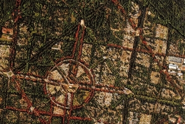Baranyai Levente (1966): Bűvös négyzet (Óbudai temető) / Magic Square (Graveyard in Óbuda), 2006, vászon, olaj, 162×178 cm