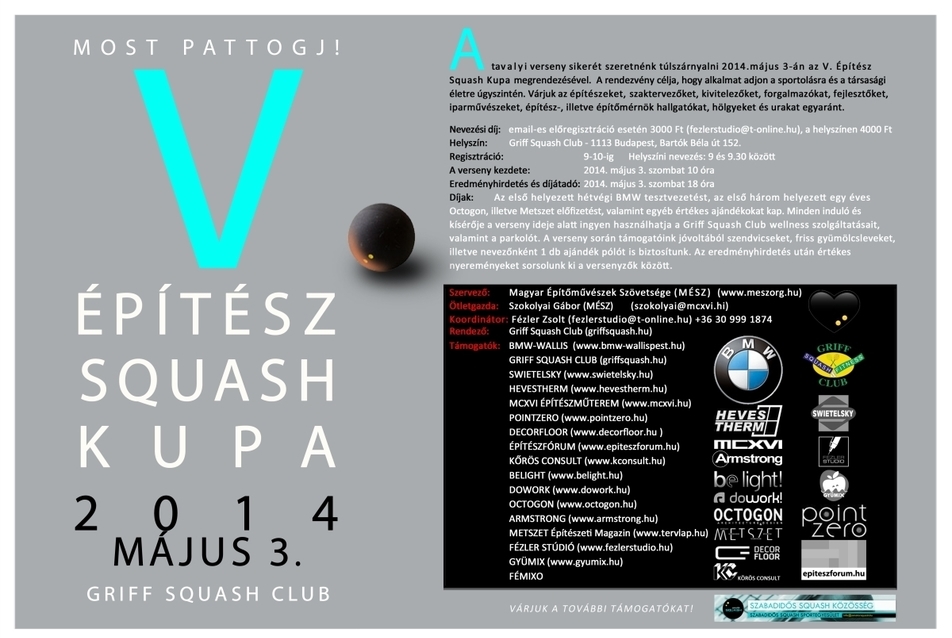 V. Építész Squash Kupa