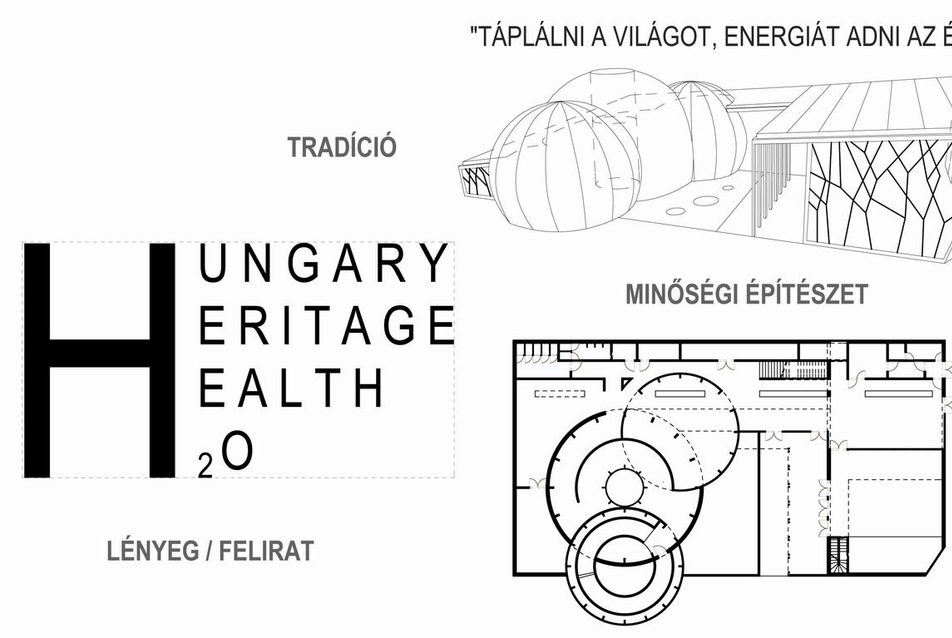 Hungary, Heritage, Health, H2O - pályamű a Milánói Világkiállítás pavilonjára