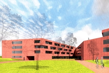 Diákszálló és inkubátorház, forrás: Földes és Társai