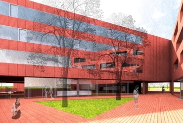 Diákszálló és inkubátorház, forrás: Földes és Társai