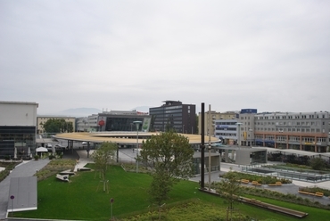 Az átépített vasútállomás látképe Zechner and Zechner Építésziroda