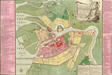 Szentpétervár térképe - 1776