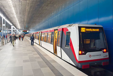 HafenCity Universität metróállomás, 2012. Forrás: Wikipedia