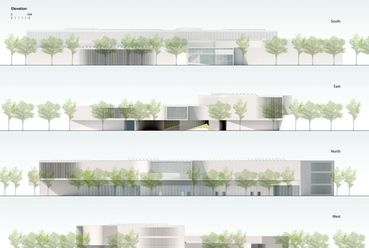 Homlokzatok, forrás: Yuran Choi Architects