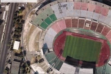 A Puskás Ferenc Stadion a Google Maps felvételén, forrás: Mónus János
