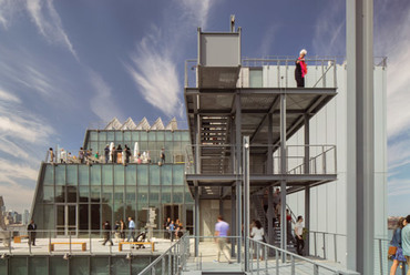 Renzo Piano: Whitney Museum of American Art. Fotó: Nic Lehoux, forrás: www.dezeen.com