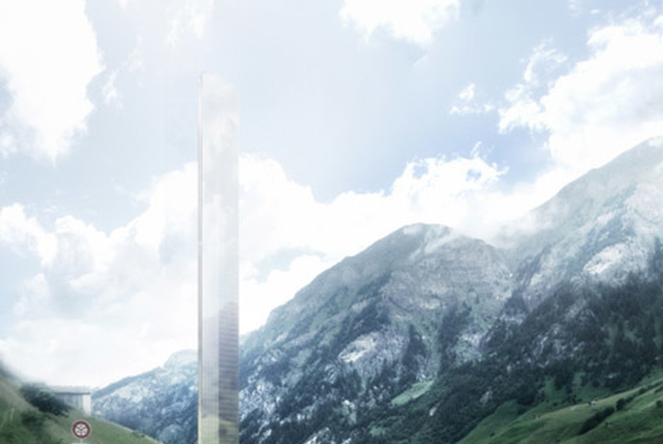 Minimalista felhőkarcolót álmodott a svájci Alpokba Thom Mayne