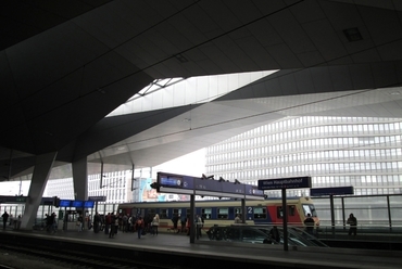 Bécs, Hauptbahnhof. A szerző felvétele