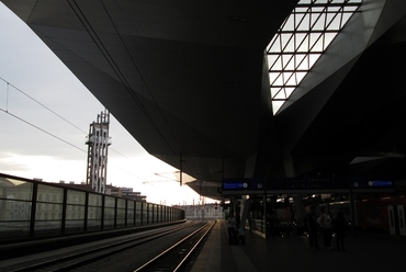 Bécs, Hauptbahnhof. A szerző felvétele