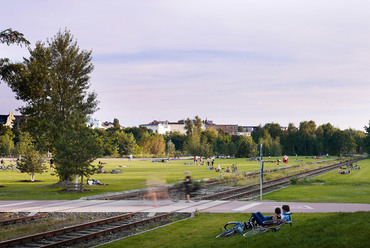 Park am Gleisdreieck, Berlin. Forrás: Ateiler Loidl
