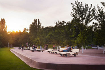 Park am Gleisdreieck, Berlin. Forrás: Ateiler Loidl