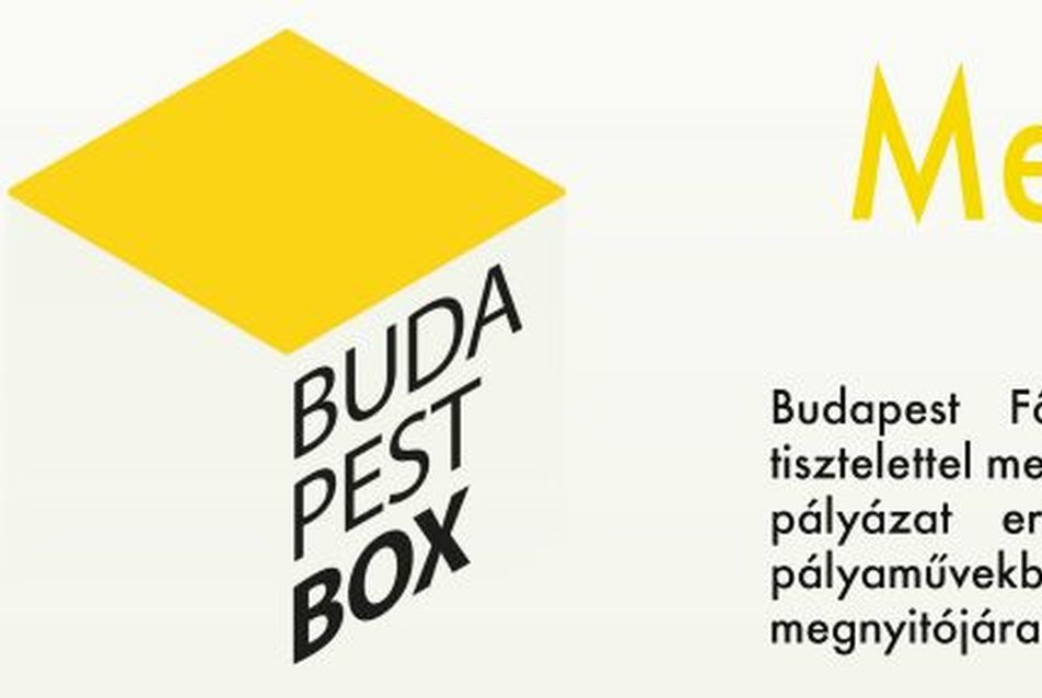 Budapest BOX építészeti-dizájn pályázat