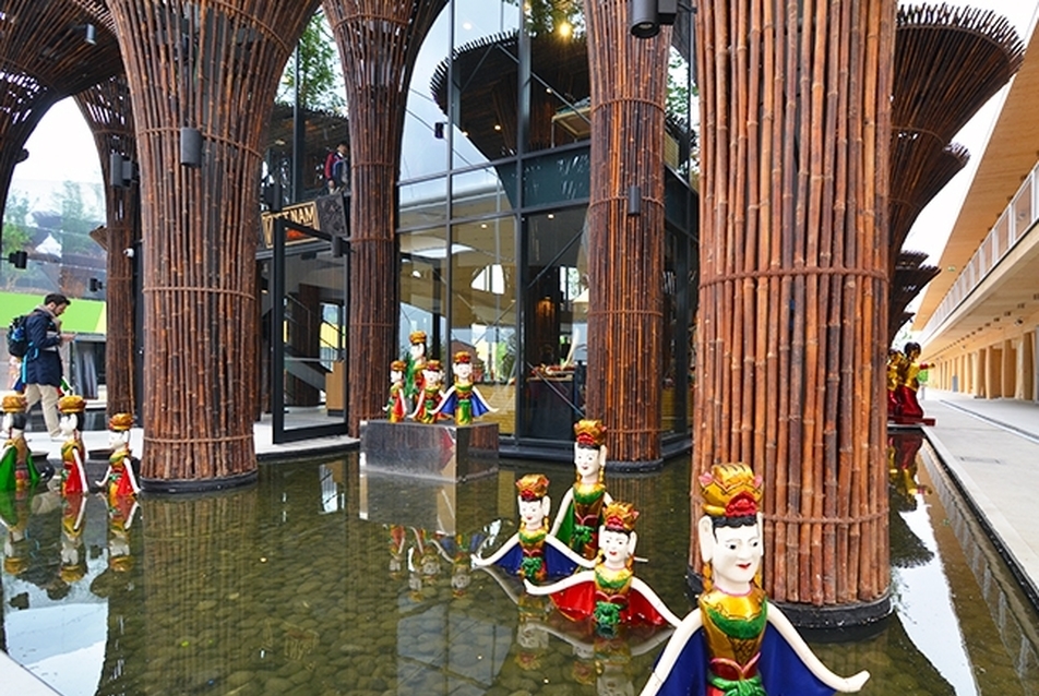 Expo 2015: Vietnámi pavilon. Forrás: www.inhabitat.com