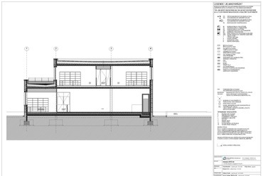 metszet - TPA labor - vezető tervező: Olbert Krisztián