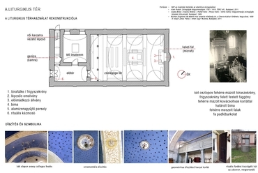 a liturgikus tér rekonstrukciója - albertirsai zsinagóga hasznosítása - tervező: Tóth Balázs