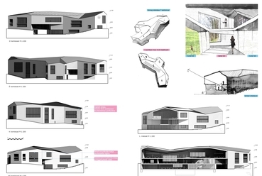 tabló - Törökbálint új Városháza tervpályázat - a Nartarchitects terve