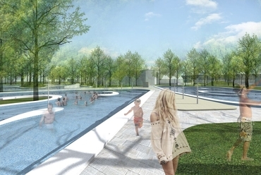 Termál - Aquaticum Strandfürdő ötletpályázat - tervező: Roeleveld-Sikkes Architects