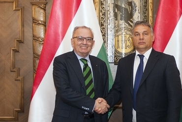 Orbán Viktor és Giorgio Squinzi