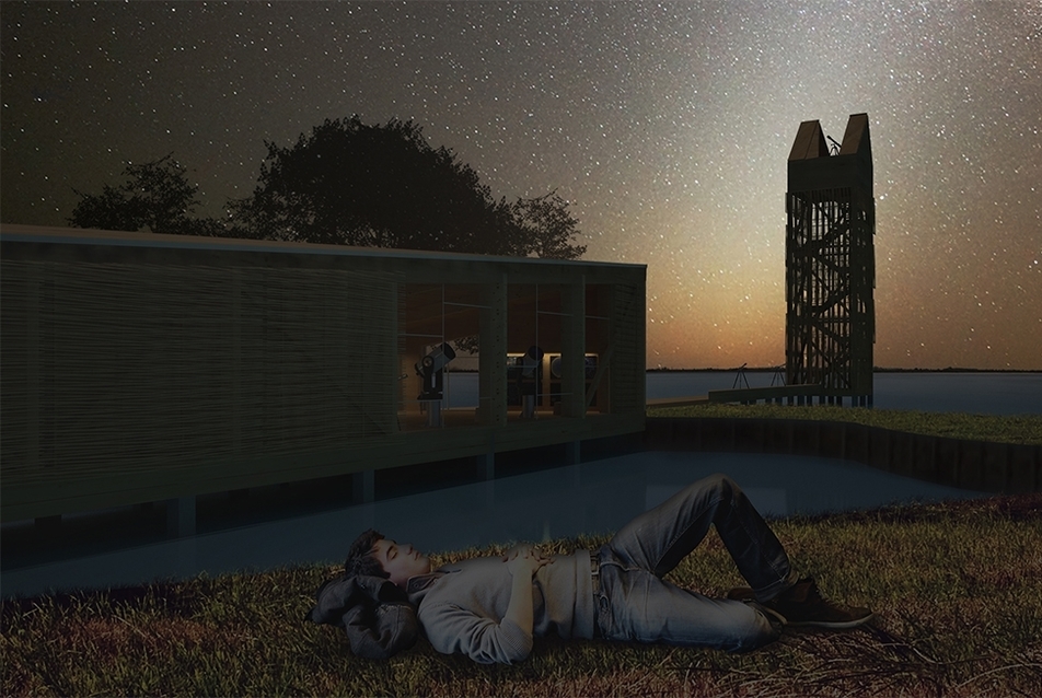 Határ a csillagos ég - Csillagda a Hortobágyon - tervező: Kiss Tamás - MÉD 2015 Közönségdíj Terv kategória