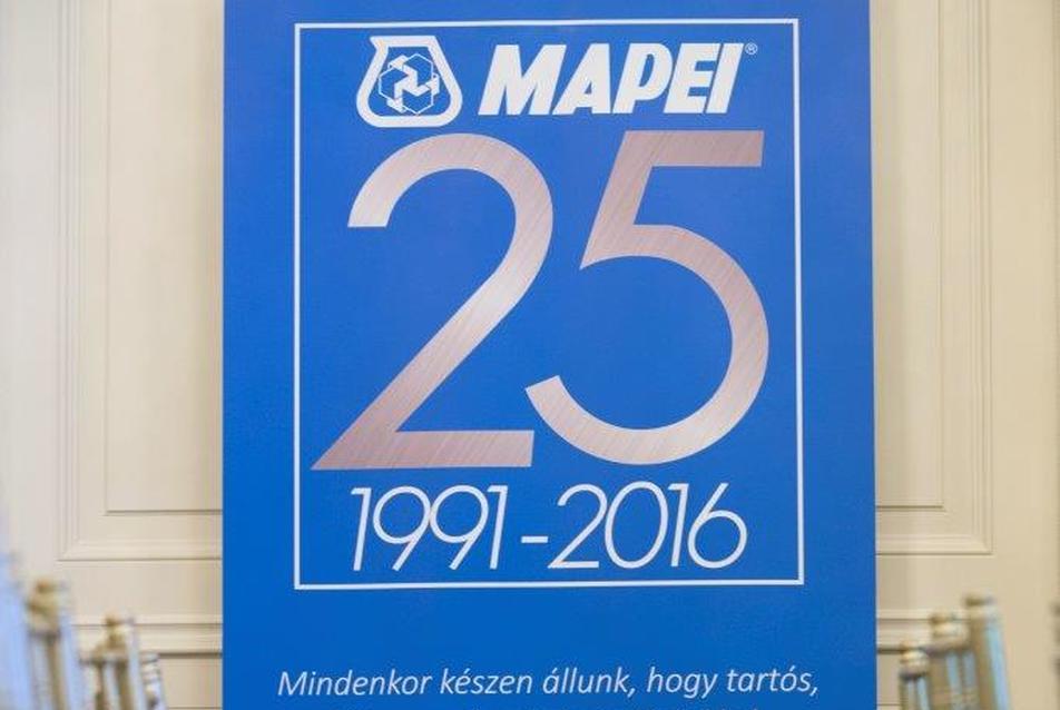 25 éves évforduló - forrás: Mapei 