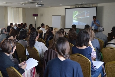 Angyalzöld – Budapesten megvalósult pozitív példák c. előadás a Green City 2016 konferencián - fotó: Varga Csilla