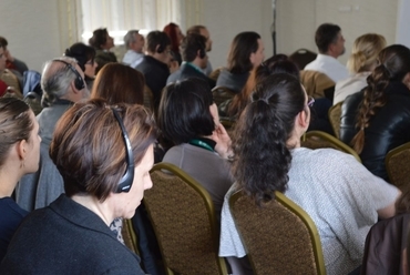 Angyalzöld – Budapesten megvalósult pozitív példák c. előadás a Green City 2016 konferencián - fotó: Varga Csilla