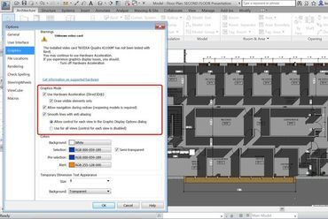 A Revit 2017 funkciói javítják a teljesítményt a nézet frissítése és a navigáció esetében. - forrás: Autodesk