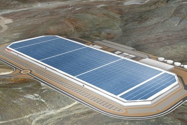 A Tesla napelemes akkumulátorgyára Nevadában