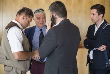 Nagy József és Seidl Tibor (ÉMSZ), Tóth Szabolcs és Kővári Levente (Terrán)