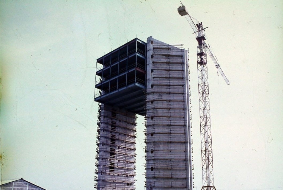 Ferihegy, irányítótorony, 1981.