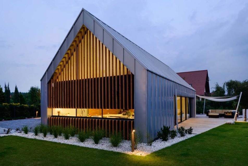 RS+ Architects: családi ház, Tychy. Fotó: Tomasz Zakrzewski / archifolio.pl