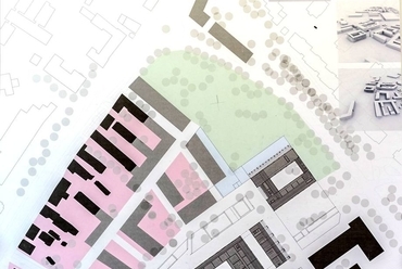 Paksi új városközpont városrendezési ötletpályázata - építész: Karácsony Tamás, Kern Orsolya