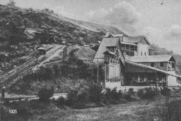 a bányaterület 1920-ban - Erdőbényéről származó képeslap