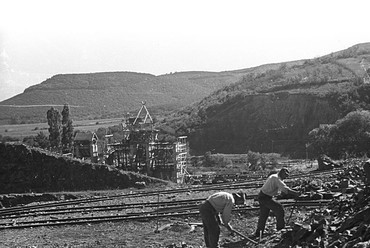 a bányaterület 1945-ben