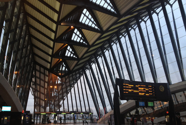 Gare de Lyon-Saint-Exupéry TGV - építész: Santiago Calatrava - forrás: Flickr