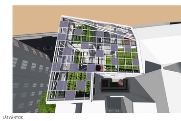 látvány - Japán co-housing - építész: Schneider Esztella