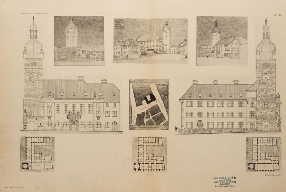 Wilhelm Baumgarten Városháza terve, Waidhofen an der Ybbs