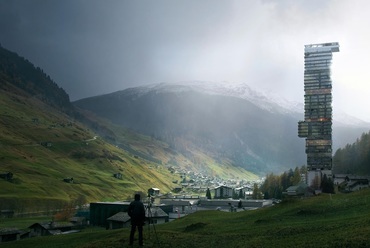 Vals, toronyhotel terve (Jensen and Skodvin Architects) - forrás: Jensen and Skodvin Architects