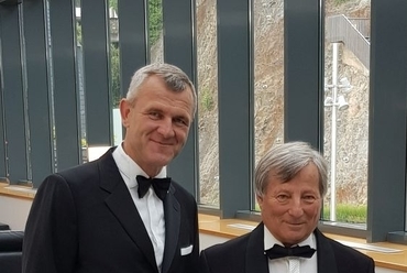 Kovács Attila, a Horizon Development ügyvezető partnere és Gönczi László, a FIABCI magyar tagozatának elnöke 