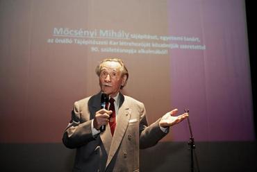Möcsényi Mihály tájépítész a 2009-es Média Építészeti Díján