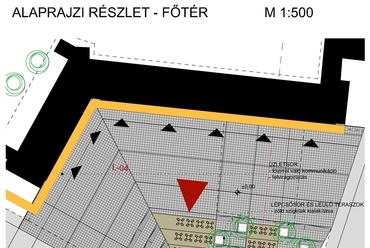 Főtér - tervező: Gaul Cicelle, Johannes Martin, Molnár Bianka, Nusszer Diána, Varga András