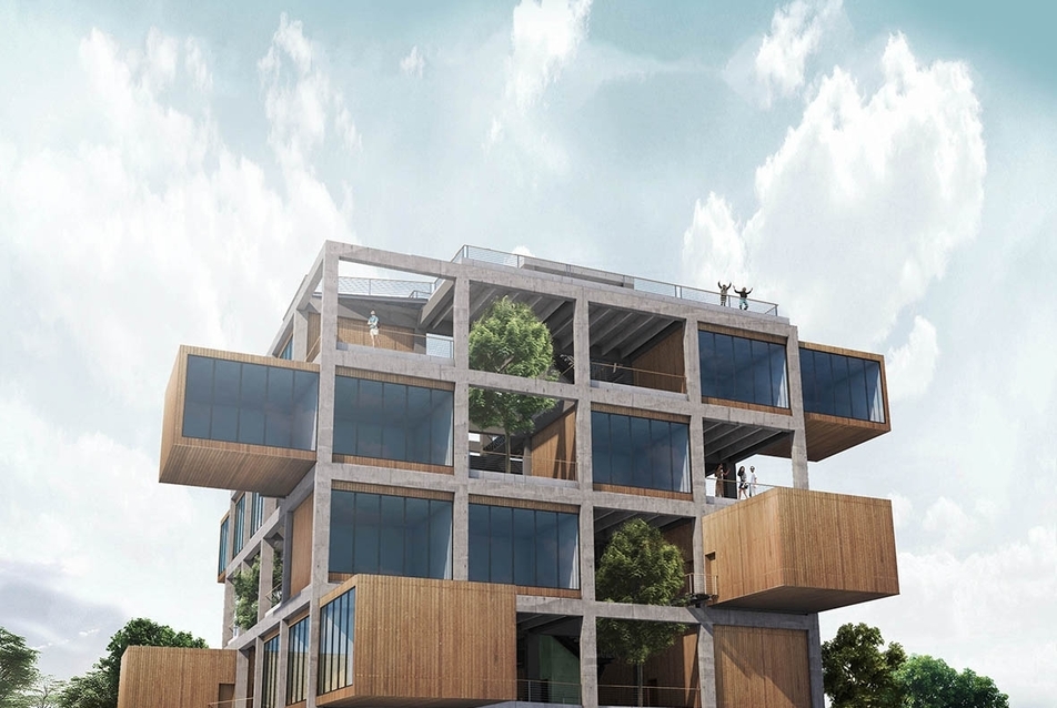 KEX - a szabad levegő háza - építész: Ungerhofer Dániel